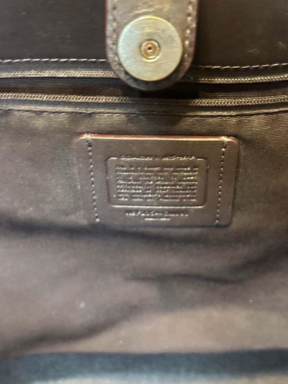 Coach Graphic Coach X Mint/Tote bag In Signature Leather Khaki COLLABORATION - Picture 6 of 6